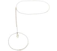 Warmhm Chaîne Femme Plaqué Or avec Pendentif Serpent Ceinture et Chaîne Cuisse Bijoux Élégants et pour Soirée Plage et Club