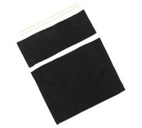 Warmhm Chaise Pliante De Jeu en Toile 54 * 41cm Remplacement De Toile Robuste Ergonomique Et Solide pour Extérieur Et Camping Noir Ensemble De 1 Pièce