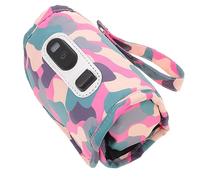 Warmhm Chauffe-biberon Numérique Isotherme Pour Bébé, Pochette Portable Réglable 5 Vitesses, Revêtement Camouflage Rose, Alimentation Usb, Housse Chauffante Voyage Câble