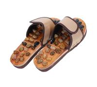 Warmhm Chaussures de Massage pour Galets pour Réflexologie Plantaire Confortables pour Maison Bureau Extérieur