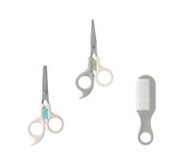 Warmhm Ciseaux à Cheveux Poignée Ergonomique pour Garçon et Filles en Acier Inoxydable Facile à Tenir, Design Épuré, pour Salon de Coiffure ou Usage Domestique