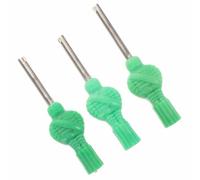 Warmhm Clé à Valve de Pneu 3 Pièces, Outil Court de Démontage D’aiguille de Noyau de Vanne de Climatisation, Extracteur de Tige de Valve pour Réparation et Remplacement, Accessoire