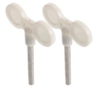 Warmhm u mécanisme musical 2pcs Remplacement des clés de remontage en métal pour boîtes à musique anciennes et accessoire de création DIY