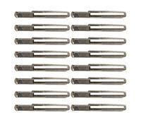 Warmhm Clous de Fixation Finition Soignée Installation Simple 16 Pièces en Métal Argenté Accessoires Indispensables pour Lyre et Harpe pour Instrument à Cordes