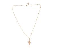 Warmhm Collier Coquillage Conque Plaqué Or pour Femmes Pendentif Élégant 1Pc de Plage Unique Accessoire de Mode pour Fête