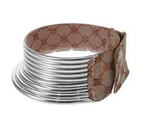 Warmhm Collier Cou Tribal Africain Pour Femme Bijou Fantaisie Épais Collier Gothique à Pression Accessoire Mode Punk