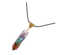 Warmhm Collier Cuir avec Pendentif Hexagonal pour Femmes Collier Cuir et Élégant pour Mariage Fête ou Usage