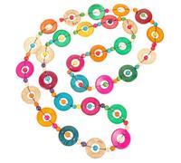 Warmhm Collier Long Style Bohème Avec Pendentif En Coque De Noix Pour Femme Couleurs Assorties