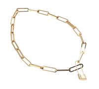 Warmhm Collier Pendentif Cadenas Femme Chaîne Clavicule Style Vintage Simple Collier Pour Femme Pendentif De Cou Créatif