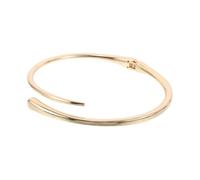 Warmhm Collier Ras-de-cou Ouvert Femme Style Punk Métal Poli Géométrique Fermoir à Ressort Réglable Bijou Pour Fête Et Usage Quotidien