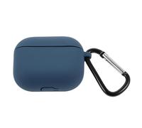 Warmhm Coque de Protection pour Écouteurs sans Fil Compatible Quatrième Génération Étui Silicone Bleu Foncé Antichoc et Résistant Saleté Housse Protectrice pour Casque sans Fil