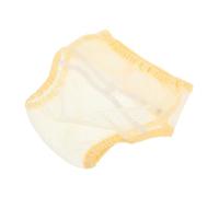 Warmhm Couches De Poupée Renaissante Bavoirs Bébé Garçon Bébés Lavable Lavage Nourrisson Sous-vêtements Nouveau-nés Sous-vêtements De Bébé En Maille Yellow Polyester