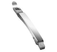 Warmhm Coupe-Oignons en Acier Inoxydable Double Tête Outil Multifonction Coupe-Légumes et Coupe-Citrons Tranchant Précis Cuisine Facile à Nettoyer Adapté pour Oignons Pommes de