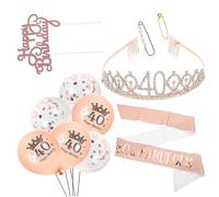 Warmhm Couronne De Fête Anniversaire Décoration Ballon Bandoulière Décorative Accessoire Pour Fête Anniversaire Ornements De