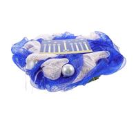 Warmhm Couronne Hanoukka Bleue Décorative pour Porte Entrée Décoration Lumineuse de Fête avec Ornement Bougie Facile à Installer pour Accueil