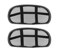 Warmhm Coussin D'appuie-tête Voiture en Maille Respirante 2 Pièces, Soutien Cervical Compact pour Siège Conducteur et Passager, Accessoires D'intérieur Été, Confort Frais