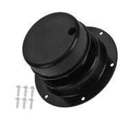 Warmhm Couvercle de Ventilation RV avec Kit de Fixation Protège et Améliore Aération des Conduits pour Camping-Car Installation Facile Noir
