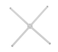 Warmhm croix de cloche de lit décoration bébé d'éveil lit enfant bras mobile cintre mobile pour berceau mobile bébé feutre mobile pour berceau Plastique blanche