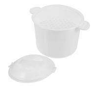 Warmhm Cuiseur à Riz Micro Ondes Cuisinez Riz Collant Nouilles et Plus Comprend un Couvercle pour Réchauffage et Stockage Pratique
