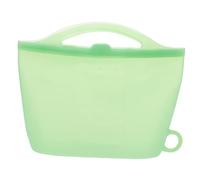 Warmhm de rangement en silicone contenant pour micro-ondes réutilisable vapeur pour micro-ondes à vapeur de capacité de rangement en silicone Light Green