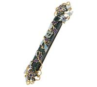 Warmhm Décoration Mezuzah Métal Vintage avec Parchemin Sacré Ornement de Porte Compact Alliage Léger pour Ambiance Sacrée et Bénédiction du Foyer