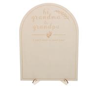 Warmhm Décoration Pour Première Naissance De Panneau Annonce De Grossesse Bois Cadre Photo Marqueur De Mois Affichage Étape Importante Décor Chambre