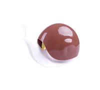 Warmhm Distributeur de Shampoing Plastique PP Étanche Design Escargot Pressable Bouteille de Voyage Compacte pour Liquide Corporel et Bouteille Salle de Bain Pratique