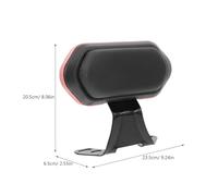 Warmhm Dossier de Siège Arrière Rouge pour Moto et Scooter Coussin de Remplacement Dosseret Confortable et Installation Facile pour Passager