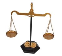 Warmhm Échelle De Balance Métallique Décorative Vintage Ornement De Justice pour Bureau Et Maison Centre De Table Artistique pour Divers Espaces Pratique Et Élégant