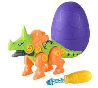 Warmhm Éducatif Dinosaure DIY Œuf à Assembler et Démonter Jeu Bricolage Léger pour Garçon Fille Cadeau Apprentissage Ludique Garçon Couleur Aléatoire Couleur Aléatoire