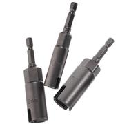 Warmhm Ensemble de 3 Tournevis à Douille pour Écrous Papillon en Acier Chrome Vanadium, Poignée 1/4 Pouce, Haute Durabilité et Serrage pour Installation de Stores