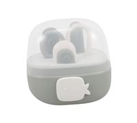 Warmhm Ensemble De 4 Ciseaux À Ongles Pour Petit Marié Kit De Coupe Pour Nouveau-Né Bébé Tout-Petit Ciseaux À Ongles Pour Nourrisson Outil Pour Ongles De Nez Vert Clair Pp