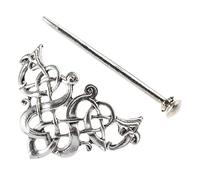 Warmhm Épingle à Cheveux Celtique En Alliage Pour Femmes - Clips De Pousse Élégants - Accessoires De Coiffure Vintage Idéal Pour Chignons Et Coiffures Sophistiquées Décor Raffiné Pour