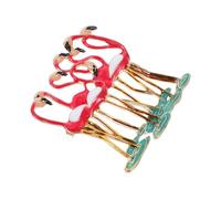 Warmhm Épingle à Vêtements Accessoire Élégant Flamant Rose en Alliage, Épingle Facile à Clipser Bijou Féminin Délicat et Créatif pour Cérémonies et Fêtes