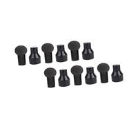 Warmhm Éponge à Maquillage Portable Lot de 6 Non Latex Humide et Sec Pinceau à Maquillage
