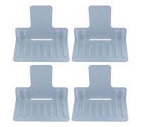 Warmhm Étagères de Rangement pour Congélateur et Réfrigérateur 4 Pièces en Polypropylène Bleu, Séparateurs Coulissants sans Odeur, Organisateur Multifonction Cuisine, Optimisation Espace