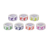 Warmhm Étiquettes Autocollantes de Gestion du Temps Alimentaires 7 Rouleaux Amovibles pour Restaurants et Emballages Alimentaires Étiquettes Hebdomadaires Jours Semaine Usage