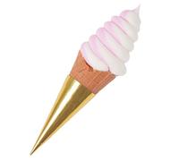 Warmhm Faux Modèle De Glace Accessoire De Décoration Simulacre pour Magasins Et Photographie Cornet De Glace Lifelike