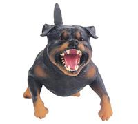 Warmhm Figurine Rottweiler Solide Modèle Chien Réaliste pour Décoration Maison et Éducatif pour Garçon Fille