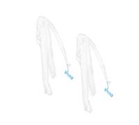 Warmhm Filet de Lâcher de Ballons Blanc en Pp, Design Polyvalent et Facile à Utiliser, 2 Sets pour Décoration de Mariage et Fêtes