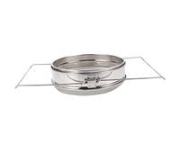 Warmhm Filtre à Miel Double Couche Acier Inoxydable Tamis Fin Réutilisable pour Apiculture et Filtrage Impuretés Équipement Apicole Pratique et