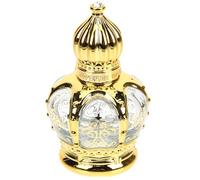 Warmhm Flacon D’Huile Essentielle 12 ML en Verre Bille Dorée, Étanche et Rechargeable, pour Voyage et Aromathérapie, Lot de 2 Flacons Décoratifs du Moyen-Orient