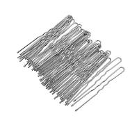 Warmhm Fourchettes à Cheveux De u Rétro 150 Pièces, Taille Standard, Couleur Argentée, Pinces Antidérapantes Pour Femmes Et Filles, Pour Coiffures Chignon Et Usage Quotidien