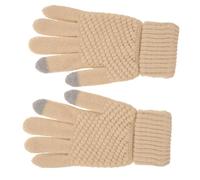 Warmhm Gants Hiver Femme Épais Fibre Acrylique Tactiles et Chauds pour Cyclisme et Usage Design Mignon et Confortable