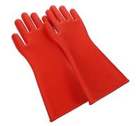 Warmhm Gants Isolants Caoutchouc Rouge pour Électricien Résistants à Haute Tension et pour Électriques et Manutention Professionnelle