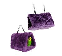 Warmhm Hamac Douillet pour Oiseaux Tente Peluche pour Perroquets Et Oiseaux Abri Confortable Moyenne
