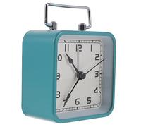 Warmhm Horloge de Table Réveil Analogique Silencieuse pour Garçon et Filles Design Élégant Affichage Clair en Métal pour Chambre D'garçon et Filles ou Bureau