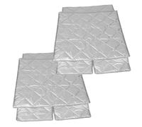 Warmhm Housse Étanche pour Mini Congélateur avec Isolation Thermique Revêtement Aluminium et Aimants Protection Solaire Extérieure pour Réfrigérateur Compact