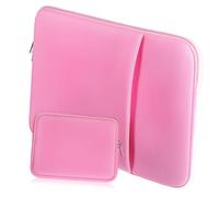 Warmhm Housse Pour Ordinateur Portable Antichoc Avec Poche Plaquée Pour Tablette Bloc-notes Câbles De Données Et Accessoires Fermeture Éclair Métal