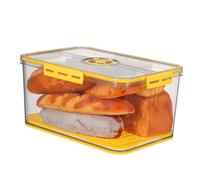 Warmhm Ingrédients Boîte D'œufs Égouttée Contenants à Fruits Pour Réfrigérateur Produire Des Contenants Grands Récipients De Stockage Des Aliments Conteneur Avec Drains Plastique Yellow